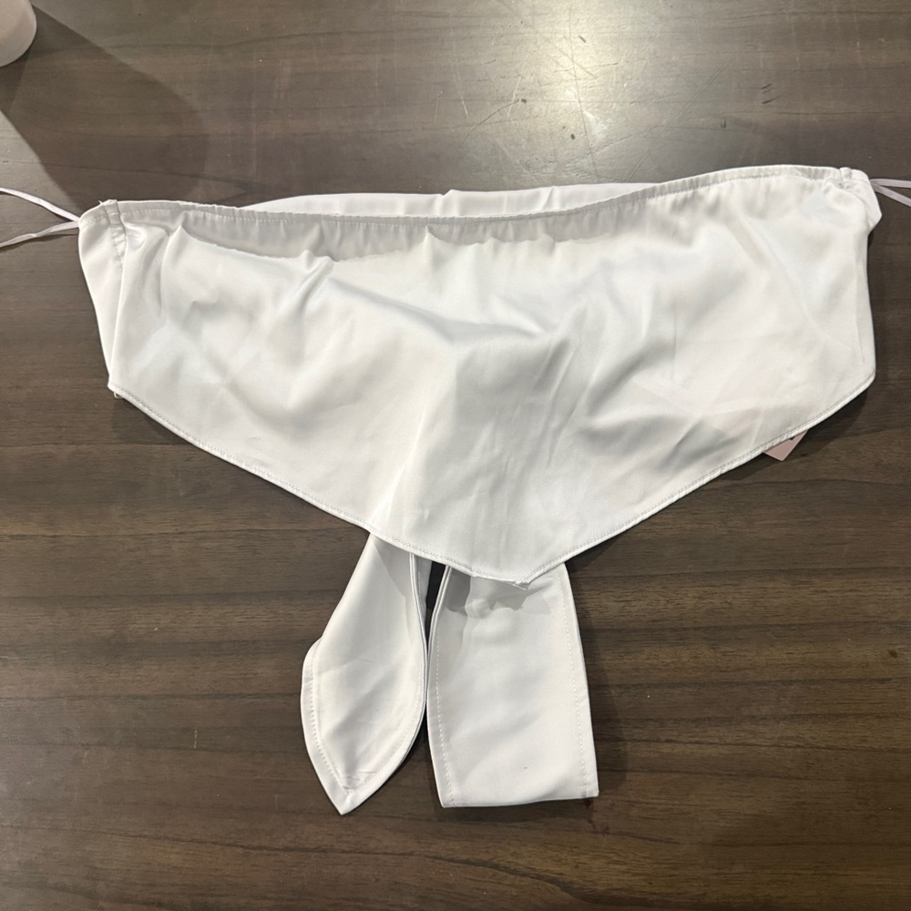 Lavish White Crop Top